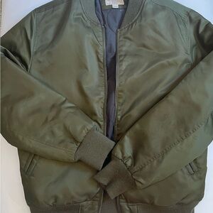 J.Crew Olive Green Bomber Jacket